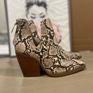 Abound Snake skin heel boots